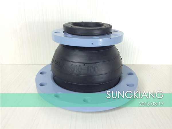 普通過水80度以下同心異徑橡膠軟連接