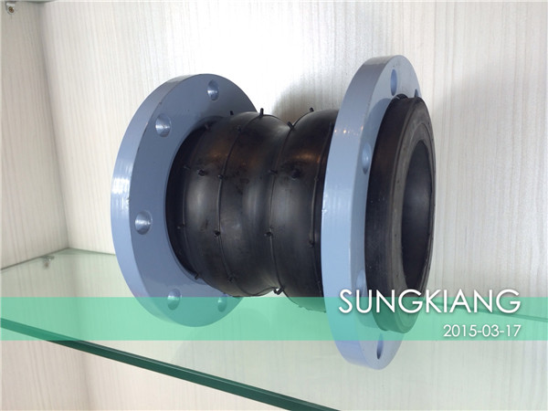 增壓泵配套橡膠軟連接 雙球橡膠接頭,上海雙球橡膠接頭,淞江雙球橡膠接頭