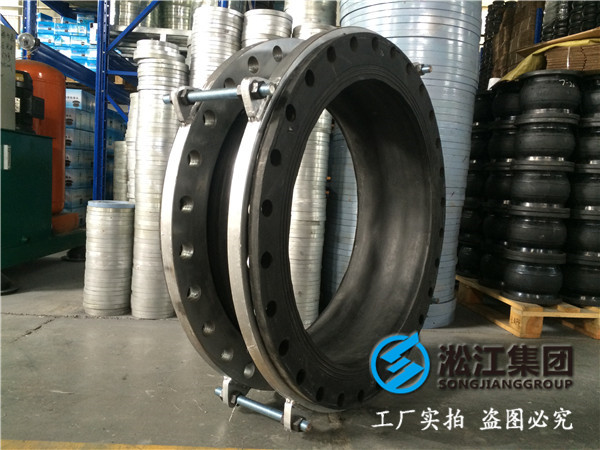 中央空調(diào)安裝的,遇到拉脫,我們管道上300的橡膠軟連接被拉托盤